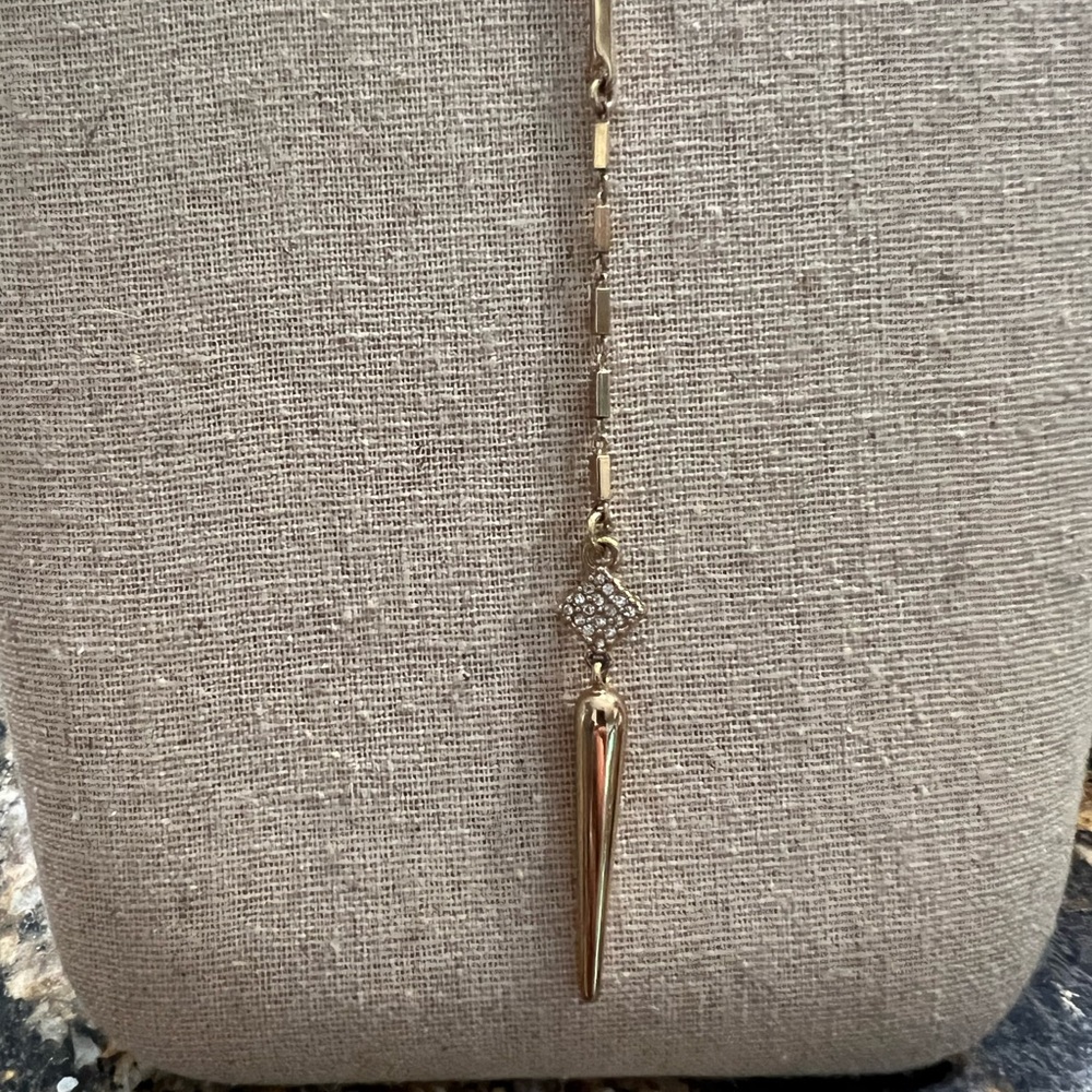 Stella & Dot Gold Bianca Lariat Necklace - Picture 2 of 3